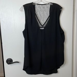 New York & Company XL Black Blouse